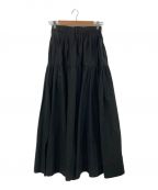 KAIEKAカイエカ）の古着「Pin-tuck Volume Skirt」｜ブラック