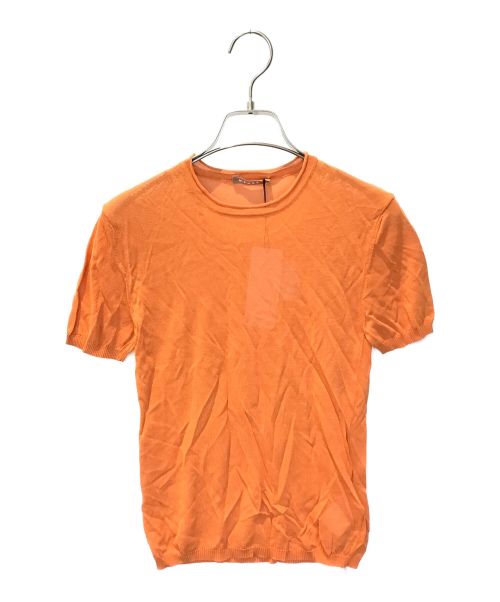 NEHERA（ネヘラ）NEHERA (ネヘラ) 半袖ニット オレンジ サイズ:XS 未使用品の古着・服飾アイテム
