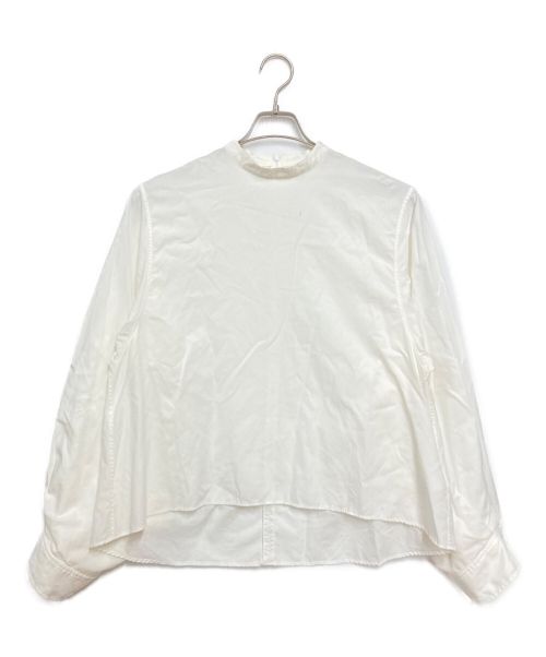 L'appartement（アパルトモン）L'appartement (アパルトモン) No Collar Volume Sleeve Blouse ホワイト サイズ:FREEの古着・服飾アイテム