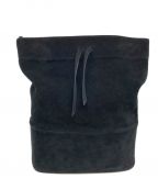 CELINEセリーヌ）の古着「Suede Bucket Shoulder Bag(スエードバケットショルダーバッグ)」｜ブラック