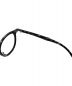 中古・古着 YOHJI YAMAMOTO (ヨウジヤマモト) 眼鏡 ブラック サイズ:48▢22：17800円