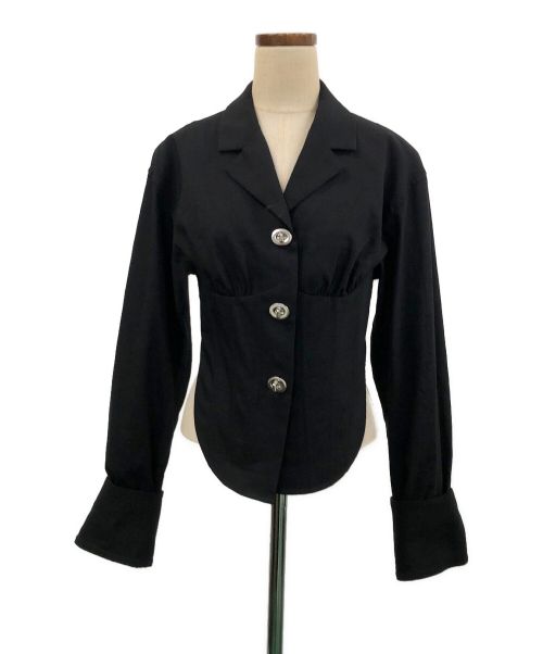 PRANK PROJECT（プランクプロジェクト）PRANK PROJECT (プランクプロジェクト) Back Opened Corset Shirt ブラック サイズ:FREEの古着・服飾アイテム