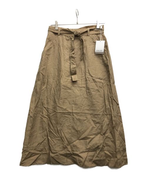 PINORE（ピノーレ）PINORE (ピノーレ) ロングスカート ベージュ サイズ:40の古着・服飾アイテム
