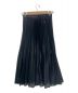 ANAYI (アナイ) スパンオーガンジープリーツ スカート ブラック サイズ:36：13000円