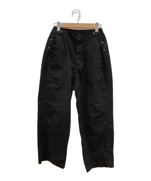 Tap Water（タップ ウォーター）Tap Water (タップ ウォーター) Cotton Ripstop Military Trousers ブラック サイズ: 91cm (W36)の古着・服飾アイテム