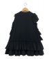 DOUBLE STANDARD CLOTHING (ダブルスタンダードクロージング) フリルカットソー ブラック サイズ:F：6800円