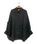 DEPAREILLE（デパリエ）の古着「シアーラミーシャツ」｜ブラック