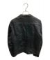 UNITED TOKYO (ユナイテッドトーキョー) ラムレザーシングルジャケット ブラック サイズ:1：4480円