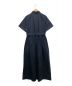CASA FLINE (カーサフライン) ステンカラーハーフスリーブシャツドレス ネイビー サイズ:F：8800円