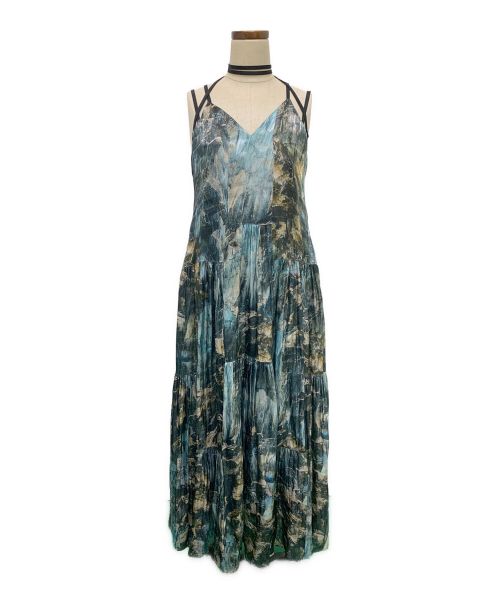 MURRAL（ミューラル）MURRAL (ミューラル) Ore tiered camisole dress ブルー サイズ:1の古着・服飾アイテム