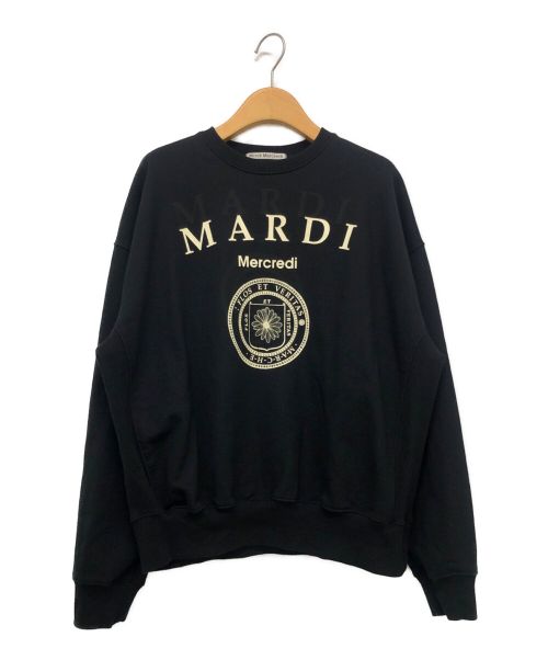 Mardi Mercredi（マルディメクルディ）Mardi Mercredi (マルディメクルディ) プリントスウェット ブラック サイズ:-の古着・服飾アイテム