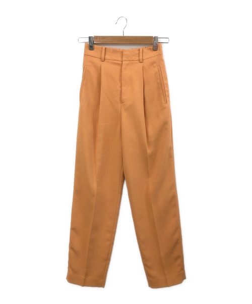 Ameri（アメリ）AMERI (アメリ) SQUAMOUS TEXTILE TAPERED PANTS オレンジ サイズ:Sの古着・服飾アイテム
