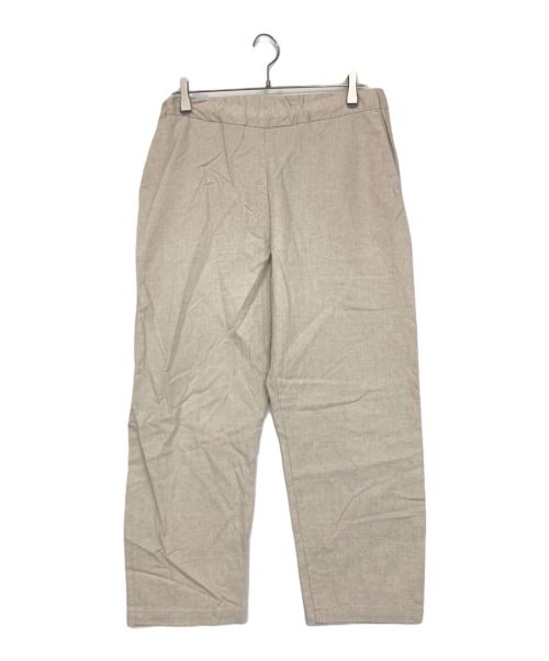 YAECA（ヤエカ）YAECA (ヤエカ) リネン混パンツ アイボリー サイズ:SIZE　Mの古着・服飾アイテム