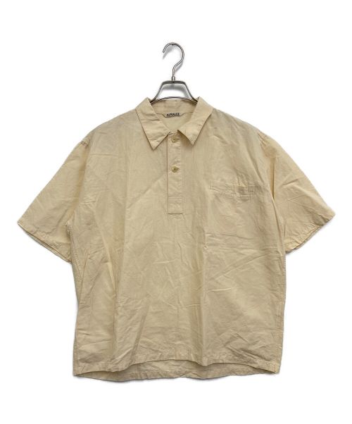 AURALEE（オーラリー）AURALEE (オーラリー) High Density Finx Linen Weather Half Sleeve Shirts ベージュ サイズ:3の古着・服飾アイテム