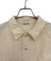 中古・古着 AURALEE (オーラリー) High Density Finx Linen Weather Half Sleeve Shirts ベージュ サイズ:3：19800円