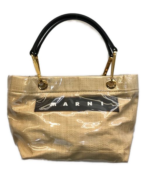 MARNI（マルニ）MARNI (マルニ) GLOSSY GRIP RAFIAハンドバッグの古着・服飾アイテム