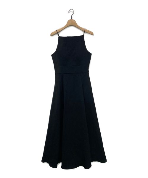 L'AUBE BLANC（ローブブラン）L'AUBE BLANC (ローブブラン) Open Back Jacquard Dress ブラック サイズ:Sの古着・服飾アイテム