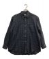 COMME des GARCONS HOMME（コムデギャルソン オム）の古着「ウールチェックシャツ/HB-040590/田中オム/99年製」｜ネイビー×グレー