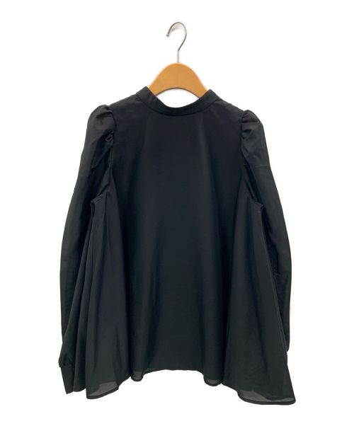 CELFORD（セルフォード）CELFORD (セルフォード) リボンフレアブラウス ブラック サイズ:38の古着・服飾アイテム