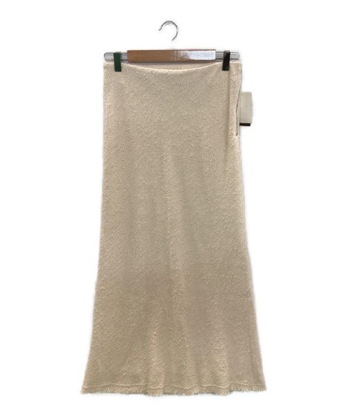 Plage（プラージュ）Plage (プラージュ) Tweed Bias スカート ホワイト サイズ:38の古着・服飾アイテム