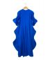 ENFOLD (エンフォルド) WAVE DRAPE DRESS ブルー サイズ:36：26800円