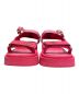 CHANEL (シャネル) Matelasse footbed sandal ピンク サイズ:37：120000円