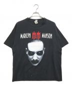 バンドTシャツバンドTシャツ）の古着「MARILYN MANSON バンドTシャツ」｜ブラック