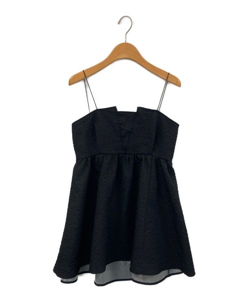 Rirandture（リランドチュール）Rirandture (リランドチュール) ジャガードキャミ ブラック サイズ:2の古着・服飾アイテム