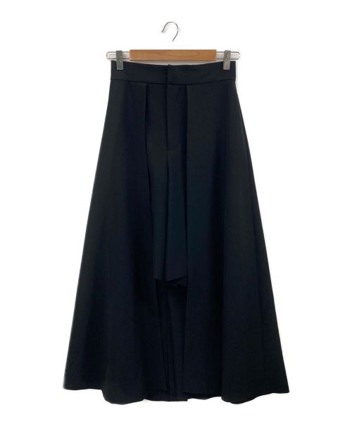 A + TOKYO（エープラス トウキョウ）A + TOKYO (エープラス トウキョウ) スカートコンビハーフパンツ ブラック サイズ:2の古着・服飾アイテム