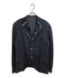 Yohji Yamamoto pour homme（ヨウジヤマモト プールオム）の古着「2重襟ジャケット」｜ブラック