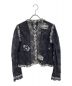 CHANEL (シャネル) Camellia Lace Jacket ブラック×ホワイト サイズ:34：170000円