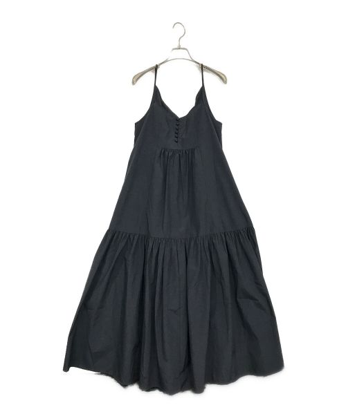 ANAYI（アナイ）ANAYI (アナイ) フラットクロスティアードワンピース ブラック サイズ:SIZE 36の古着・服飾アイテム