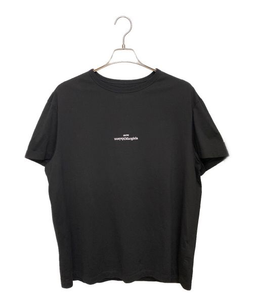 Maison Margiela（メゾンマルジェラ）Maison Margiela  (メゾンマルジェラ) ミニロゴTシャツ ブラック サイズ:50の古着・服飾アイテム