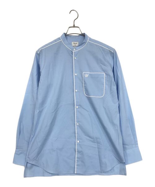 HITOYOSHI（ヒトヨシ）HITOYOSHI (ヒトヨシ) URBAN RESEARCH (アーバンリサーチ) HITOYOSHIバンドシャツ ブルー サイズ:SIZE　Lの古着・服飾アイテム