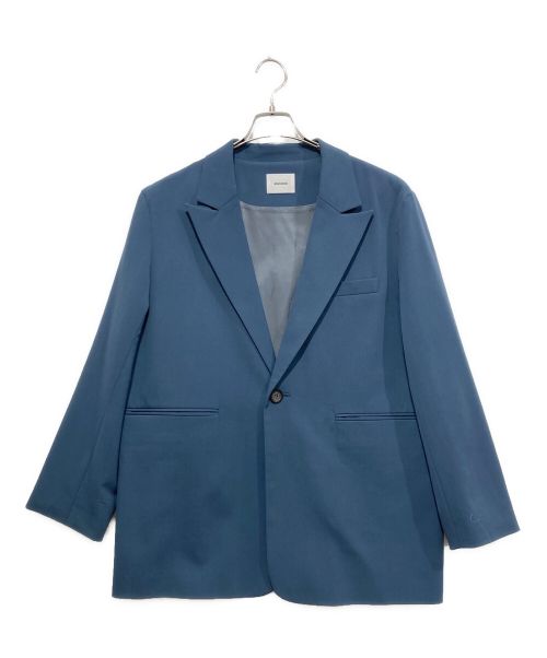 MIESROHE（ミースロエ）MIESROHE (ミースロエ) リラクシーウールテーラードジャケット ブルー サイズ:1の古着・服飾アイテム