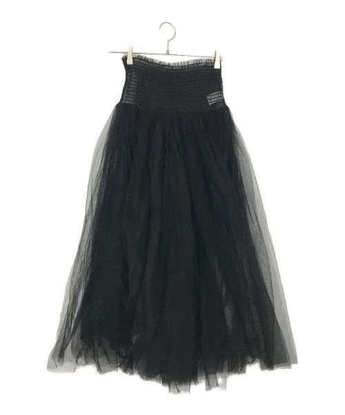 LIMI feu（リミフゥ）LIMI feu (リミフゥ) チュールスカート ブラック サイズ:SIZE　Sの古着・服飾アイテム