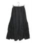 CHAROL (シャロル) ナイロンギャザーボリュームスカート ブラック サイズ:Ｍ：7000円