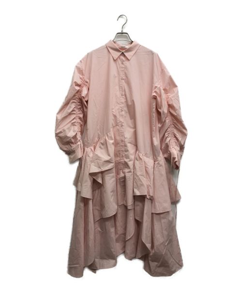 Snidel（スナイデル）Snidel (スナイデル) ボリュームイレヘムワンピース ピンク サイズ:Mの古着・服飾アイテム
