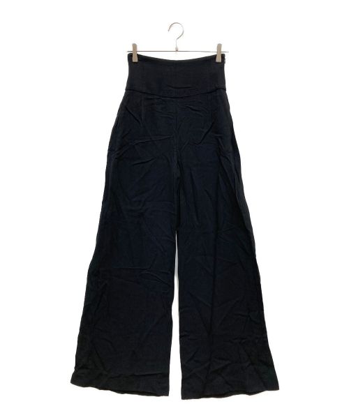 BITE（バイト）BITE (バイト) ハイウエストワイドパンツ ブラック サイズ:8の古着・服飾アイテム
