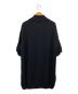 TEURN STUDIOS (-) ニットポロシャツ ブラック サイズ:XS：12000円