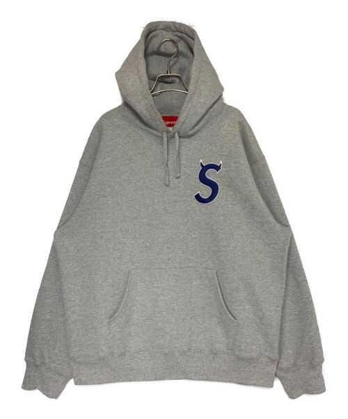 SUPREME（シュプリーム）SUPREME (シュプリーム) S Logo Hooded Sweatshirt グレー サイズ:SIZE XLの古着・服飾アイテム