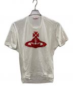 Vivienne Westwood RED LABELヴィヴィアンウエストウッドレッドレーベル）の古着「オーブプリントTシャツ」｜ホワイト