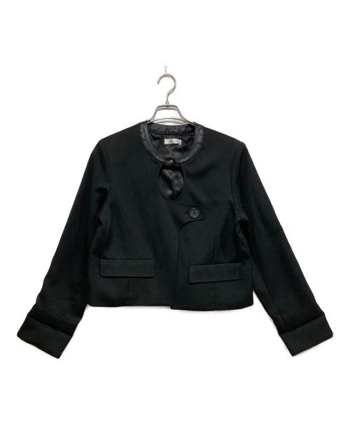 eimee law（エイミーロウ）eimee law (エイミーロウ) サークルカットアウトクロップドジャケット ブラック サイズ:38の古着・服飾アイテム
