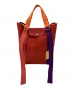 LONGCHAMPロンシャン）の古着「Le Pliage Re-Play Tote bag」｜レッド