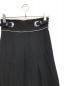INella (イネラ) サイドベルテッドアシメスカート ブラック サイズ:2：5800円