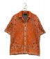 ALANUI（アラヌイ）の古着「Bandana-jacquard Cotton Shirt バンダナ ジャガード コットン シャツ」｜オレンジ