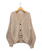 HER LIP TOハーリップトゥ）の古着「Essential Mohair Blend Cardigan」｜ピンク