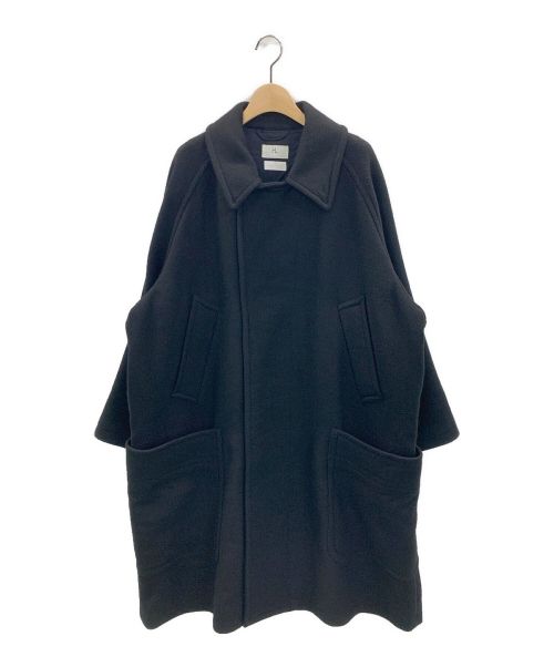 HERILL（ヘリル）HERILL (ヘリル) カシミヤヘビーメルトンコート ブラック サイズ:2の古着・服飾アイテム