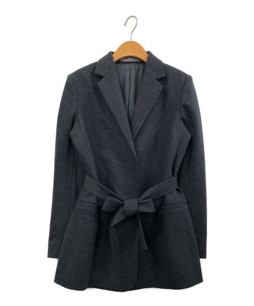 theory luxe（セオリーリュクス）theory luxe (セオリーリュクス) ウールジャージージャケット グレー サイズ:38の古着・服飾アイテム