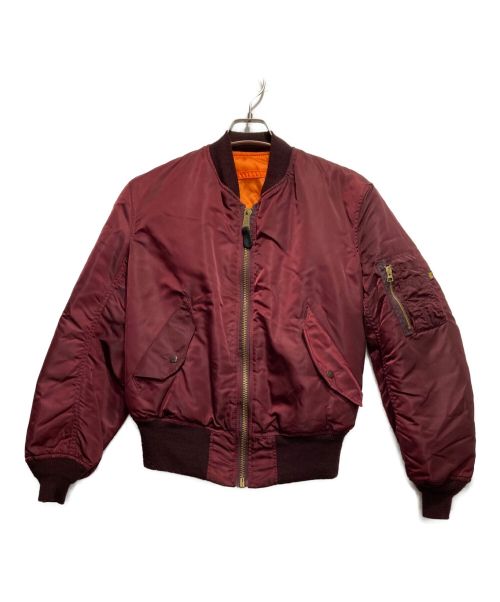 ALPHA（アルファ）ALPHA (アルファ) MA-1ジャケット ボルドー サイズ:Sの古着・服飾アイテム